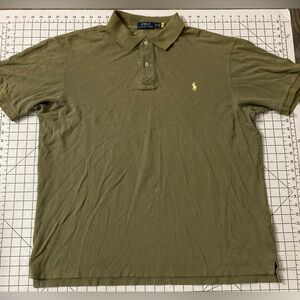 Polo Ralph Lauren‎ Men’s XLT Green Polo Shirt
